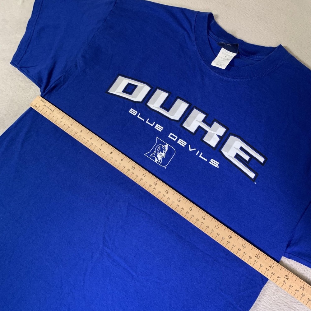 Vintage Duke Blue Devils Shirt Mens Large Blue NCAA Basketball AS Sports 2000s - Picture 5 of 8